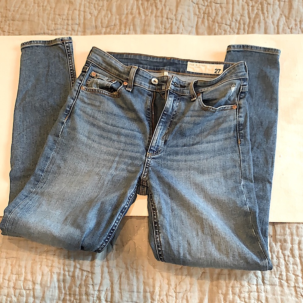 Rag & Bone Nina High-rise Ankle Skinny, size 27